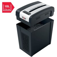 Rexel Secure MC6-SL Aktenvernichter mit Partikelschnitt P-5, 2 x 15 mm, bis 6 Blatt, schwarz