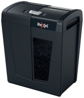 Rexel Secure X10 Aktenvernichter mit Partikelschnitt P-4, 4 x 40 mm, bis 10 Blatt, schwarz