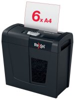 Rexel Secure X6 Aktenvernichter mit Partikelschnitt P-4,...