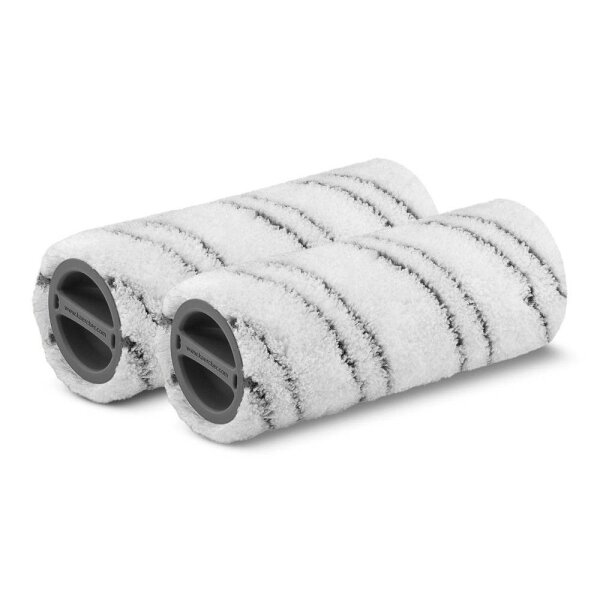 KÄRCHER 2.055-007.0 Walzenset für Hartbodenreiniger Mikrofaser 60 °C waschbar, 2