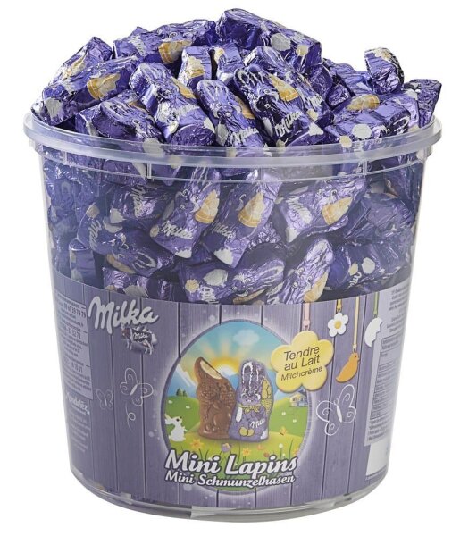 Milka Mini Lapins Mini Schmunzelhasen Schokolade 1,5 kg
