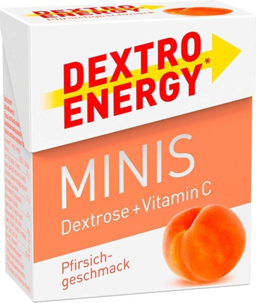 DEXTRO ENERGY MINIS Pfirsich Traubenzucker 10 St./ 50,0 g, 1 St.