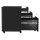 SONGMICS Rollcontainer schwarz 3 Auszüge 30,0 x 46,0 x 59,2 cm