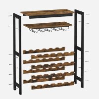 SONGMICS Weinregal vintage-braun 66,0 x 30,0 x 100,0 cm