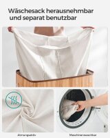 SONGMICS Wäschesortierer bambus, 1 St.