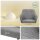 SONGMICS Bürostuhl, OBG019G01V1 Stoff grau, Gestell silber