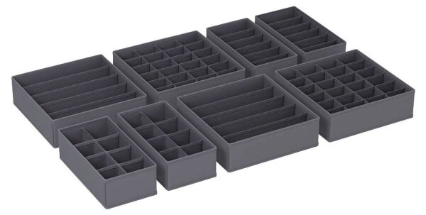 SONGMICS Ordnungsboxen grau 48,0 x 64,0 x 10,0 cm, 8 St.