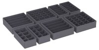 SONGMICS Ordnungsboxen grau 48,0 x 64,0 x 10,0 cm, 8 St.