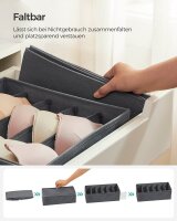 SONGMICS Ordnungsboxen grau 48,0 x 64,0 x 10,0 cm, 8 St.