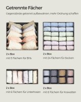 SONGMICS Ordnungsboxen grau 48,0 x 64,0 x 10,0 cm, 8 St.