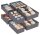SONGMICS Ordnungsboxen grau 48,0 x 64,0 x 10,0 cm, 8 St.