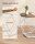 VASAGLE Couchtische-Set rund Spanplatte braun, 2 Set