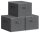 SONGMICS Aufbewahrungsboxen silbergrau 40,0 x 30,0 x 25,0 cm, 3 St.