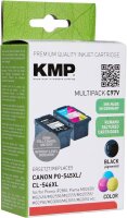 KMP C97V schwarz, color Druckköpfe kompatibel zu Canon PG-545XL + CL-546XL, 2er-Set