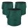relaxdays Gartenabfallsäcke 3x 85,0 l grün, 3 St.