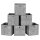 SONGMICS Aufbewahrungsboxen grau 30,0 x 30,0 x 30,0 cm, 1 St.