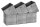 SONGMICS Aufbewahrungsboxen grau 30,0 x 30,0 x 30,0 cm, 1 St.