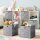SONGMICS Aufbewahrungsboxen grau 30,0 x 30,0 x 30,0 cm, 1 St.