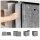 SONGMICS Aufbewahrungsboxen grau 30,0 x 30,0 x 30,0 cm, 1 St.