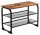 VASAGLE Schuhregal braun, schwarz 66,0 x 30,0 x 45,0 cm