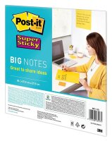 Post-it® Super Sticky Big Notes Jumbo-Haftnotizen...