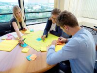 Post-it® Super Sticky Big Notes Jumbo-Haftnotizen extrastark BN11-EU gelb, 1 Blo