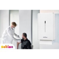6 Satino by wepa Papierhandtuchspender 332840 weiß Vollpappe