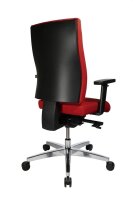 Topstar Bürostuhl Sitness 70, PS79BH W51 Stoff rot, Gestell alu