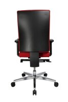 Topstar Bürostuhl Sitness 70, PS79BH W51 Stoff rot, Gestell alu