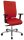 Topstar Bürostuhl Sitness 70, PS79BH W51 Stoff rot, Gestell alu