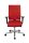 Topstar Bürostuhl Sitness 70, PS79BH W51 Stoff rot, Gestell alu