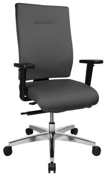 Topstar Bürostuhl Sitness 70, PS79BH W52 Stoff anthrazit, Gestell alu