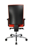 Topstar Bürostuhl Sitness 70, PS79BH W54 Stoff orange, Gestell alu