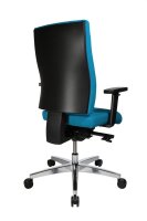 Topstar Bürostuhl Sitness 70, PS79BH W58 Stoff blau, Gestell alu