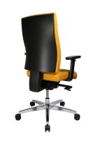 Topstar Bürostuhl Sitness 70, PS79BH W59 Stoff gelb, Gestell alu