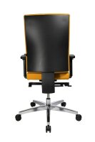 Topstar Bürostuhl Sitness 70, PS79BH W59 Stoff gelb, Gestell alu