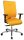 Topstar Bürostuhl Sitness 70, PS79BH W59 Stoff gelb, Gestell alu