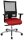 Topstar Bürostuhl Sitness 60, PS69BH W51 Stoff rot, Gestell alu