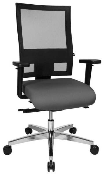 Topstar Bürostuhl Sitness 60, PS69BH W52 Stoff anthrazit, Gestell alu
