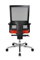 Topstar Bürostuhl Sitness 60, PS69BH W54 Stoff orange, Gestell alu