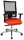 Topstar Bürostuhl Sitness 60, PS69BH W54 Stoff orange, Gestell alu