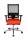 Topstar Bürostuhl Sitness 60, PS69BH W54 Stoff orange, Gestell alu
