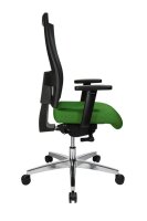 Topstar Bürostuhl Sitness 60, PS69BH W55 Stoff grün, Gestell alu