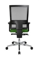 Topstar Bürostuhl Sitness 60, PS69BH W55 Stoff grün, Gestell alu