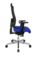 Topstar Bürostuhl Sitness 60, PS69BH W56 Stoff blau, Gestell alu