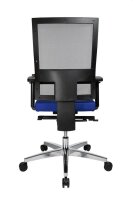 Topstar Bürostuhl Sitness 60, PS69BH W56 Stoff blau, Gestell alu