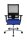Topstar Bürostuhl Sitness 60, PS69BH W56 Stoff blau, Gestell alu