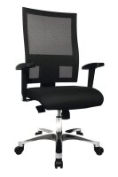Topstar Bürostuhl Nito, PRONETSYT20 Stoff schwarz, Gestell alu