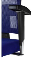 Topstar Bürostuhl Nito, PRONETSYT38 Stoff blau, Gestell alu
