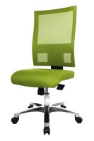 Topstar Bürostuhl Nito, PRONETSYT35 Stoff grün, Gestell alu